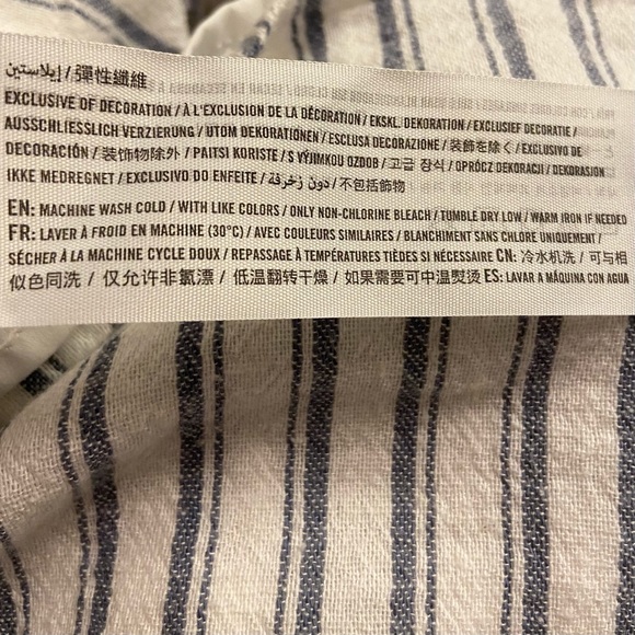 Hollister Tie-Front Striped Linen Mini Dress - Picture 10 of 10